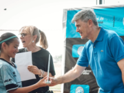 Copa Desafío Celeste: Passerini entregó premios del encuentro que contó con la participación de 32 equipos femeninos