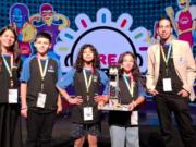 Estudiantes municipales obtuvieron el segundo puesto internacional en el certamen “Los Creadores” con su proyecto Agua-Bit