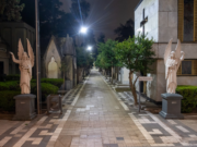 Con nueva luminaria, el cementerio San Jerónimo continúa su puesta en valor