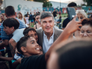 Passerini inauguró las obras de recuperación de 7000 metros cuadrados de la plaza Ceferino Namuncurá