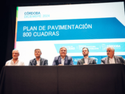 Passerini y Llaryora anunciaron 800 cuadras de pavimento y cordón cuneta para 30 barrios de Córdoba Capital