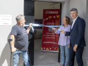 La Fundación Jean Maggi inauguró el Polo Productivo de bicicletas adaptadas y Passerini visitó las instalaciones en barrio Argüello Norte