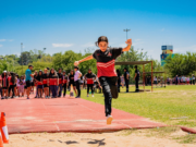 Este año el atletismo se sumó a la currícula escolar: más de 500 estudiantes municipales lo practicaron en los polideportivos