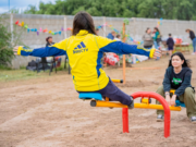 Los vecinos de Villa Retiro de Horizonte II ya tienen su primera plaza propia