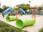 La puesta en valor de la plaza Rafael Núñez ya registra un 90% de avance de obra