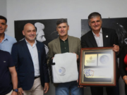 Passerini reconoció la trayectoria y el aporte a la cultura del prestigioso Festival Nacional de Folklore de Cosquín