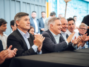 Nuevo altonivel sobre la avenida Vélez Sarsfield: Passerini participó junto al gobernador Martín Llaryora del llamado a licitación