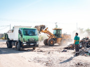 11 toneladas de residuos menos en un macrobasural de la zona norte
