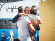 Junto a las familias, pacientes y personal de salud, Passerini participó del tradicional “Campanazo” en el Hospital Infantil Municipal