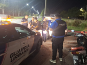 En la madrugada, la Guardia Urbana detuvo a un motociclista que manejaba en forma imprudente por Avenida Valparaíso