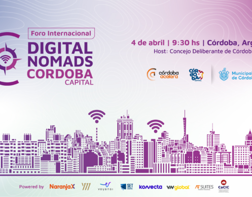 La ciudad será sede del Foro Internacional Digital Nomads Córdoba