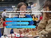 La campeona mundial juvenil de ajedrez Candela Francisco dará una charla en la apertura del Campeonato Provincial Femenino