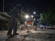 Esta semana se intervinieron 1359 luminarias y se ejecutaron aproximadamente 300 trabajos de bacheo