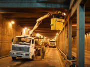 Más de 1100 intervenciones de luminarias y numerosas arterias fueron mejoradas con tareas de bacheo durante la semana