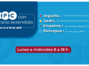 Esta semana abrirán con horario extendido los CPC de Argüello, Jardín, Empalme y Rancagua