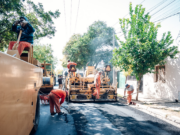 En un mes la Municipalidad intervino 3700 luminarias y utilizó más de 2000 toneladas de asfalto para obras de bacheo