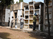 Continúa la puesta en valor del cementerio San Vicente