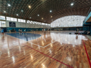 Con apoyo Municipal, el club General Paz Juniors luce su nuevo piso deportivo