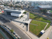 Passerini inauguró el nuevo espacio verde del Concejo Deliberante: la Plaza de la Palabra