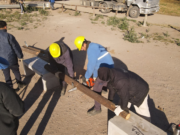 Tras el retiro de 170 toneladas de residuos, la plantación de árboles da forma al nuevo espacio comunitario de la ciudad