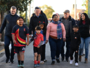 Plan de Pavimentación: Passerini inauguró las obras en Marta Juana González y Manantiales I