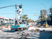 Con un 75% de obra ya ejecutada, el desagüe pluvial en Sagrada Familia avanzará un nuevo tramo