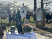 El Mercado de Abasto ya tiene una imagen de Mama Antula en su plazoleta de ingreso