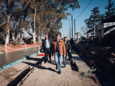 Hormigonan la Avenida de la Semillería, una arteria clave para el funcionamiento del Mercado de Abasto