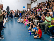 Nuevo piso para el gimnasio ”Facundo Campazzo” del Club Municipalidad