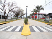 Con el desagüe en funcionamiento y nuevo boulevard, habilitan la avenida Sagrada Familia entre Colón y Costanera