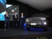 De Córdoba a Sudamérica: Passerini y Llaryora acompañaron el lanzamiento de la nueva pick-up RAM Dakota que Stellantis fabricará en la planta Ferreyra