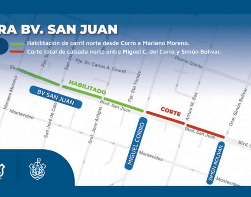 Corredor San Juan: la obra avanzará hacia un nuevo tramo