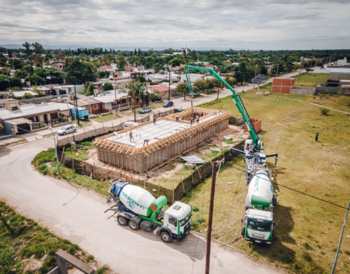 Avanza la construcción del Centro de Acompañamiento en Adicciones y Salud Mental de barrio Ituzaingó