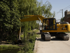 En 42 días de trabajo retiraron 2.963 toneladas de residuos del Canal Maestro Sur