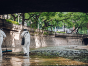 Cada semana se retiran 45 toneladas de residuos a lo largo de los 7 kilómetros de la Cañada