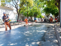 Avanzan los trabajos de rehabilitación de calzada en barrio Empalme y Alta Córdoba
