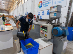 A lo largo de este año se recolectaron más de 58 toneladas de residuos en la Escuela Municipal de Economía Circular