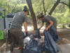 Parque Sarmiento: todos los fines de semana se retiran 400 bolsas de residuos del espacio verde y la laguna