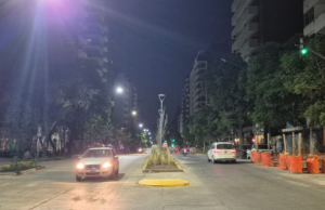 Habilitan el carril norte de Bv San Juan y la calzada queda totalmente liberada para el transporte particular